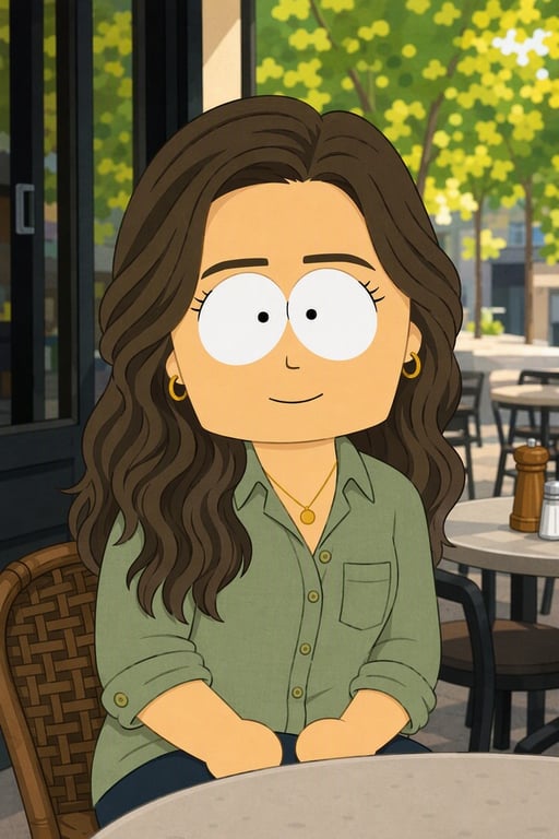 Coffee shop portrait